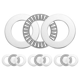 sourcing map NTA1423+2TRA Needle Roller Thrust Bearings with Bearing Washers, 22mm Bore Diameter, 36mm OD, 4mm Total Thickness for Lawn Mower Truck Power Steering