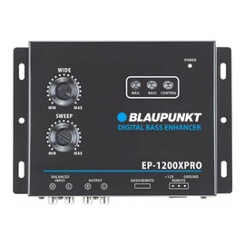 BLAUPUNKT EP-1200XPRO Digital Bass Enhancer Processor, Digital Sound Restoration, Maximizer and Reproducer and Car Audio Booster - Black