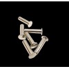 Zildjian Lot of 6 Zildjian PO790 Sizzle Rivet for 3/16″ Hole