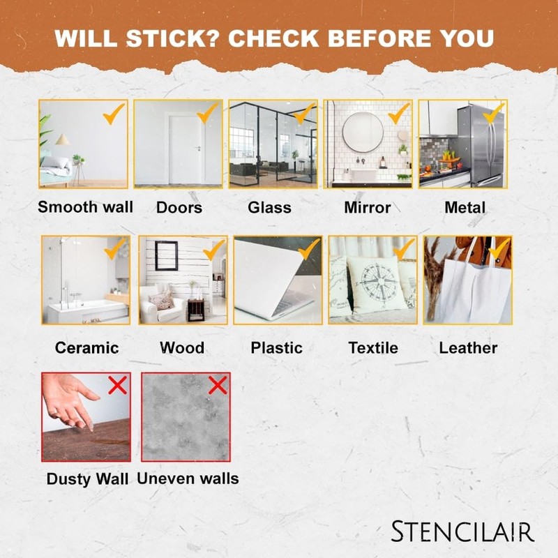 Horseshoe Stencil 8.5 x 11 Inch Reusable Mylar Sheet for