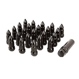 Rugged Ridge | Wheel Lug Nut, 23 Piece, 1/2x20, Bullet Style, Black | 16715.25