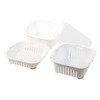 Pearl Metal Colander Bowl Set of 4, Square Shape, Made