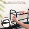 Gonfoam 3-Tier Expandable Shoe Rack,Adjustable Shoe Shelf Storage Organizer Heavy