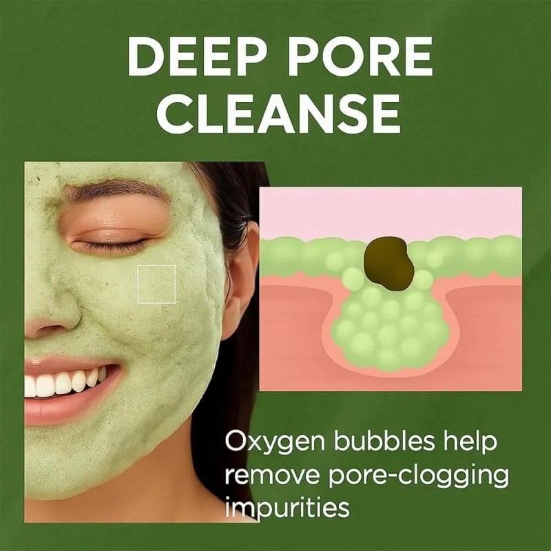 Holy Basil Bubble Deep Mask 90g Tipo Piel Grasa Todo
