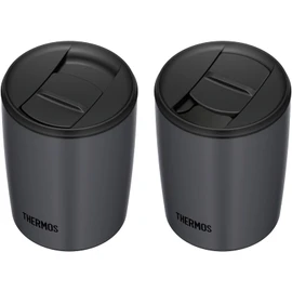 Thermos JDP-301 DGY Vacuum Insulated Tumbler with Lid, 10.1 fl oz (300 ml), Dark Gray
