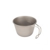 Deep Titanium Backpackers Pot with Lid