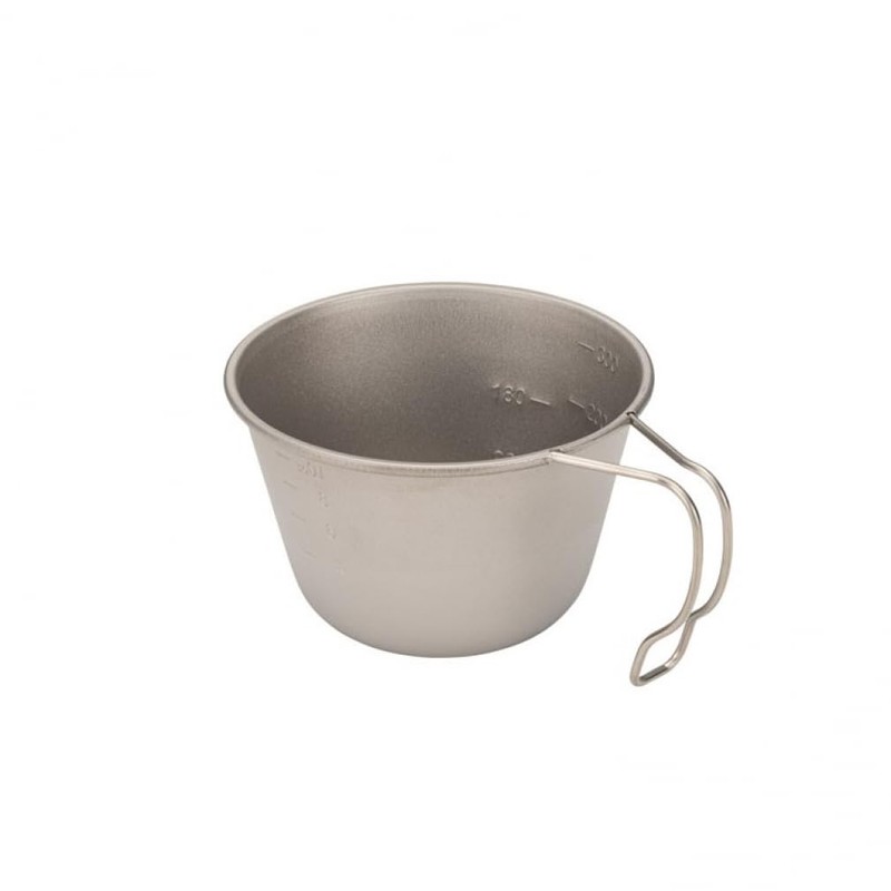 Deep Titanium Backpackers Pot with Lid
