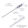 Instant Read Meat Thermometer Digital Probe - Waterproof Thermometer for