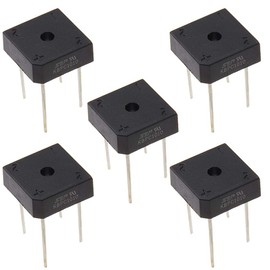 Bridgold 5pcs KBPC1010 Bridge Rectifier Diode, Single Phase,Full Wave 10 Amp 1000 Volt Electronic Silicon Diodes,4-Pin