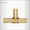 Horiznext Brass Hose Splicer Fitting, Tee, 1/2" x 1/2" x