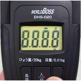 Takamura Kohki DHS-020 Digital Hanging Black 2.6 x 0.8 x 7.9 inches (6.5 x 2 x 20 cm) WORLDBOSS