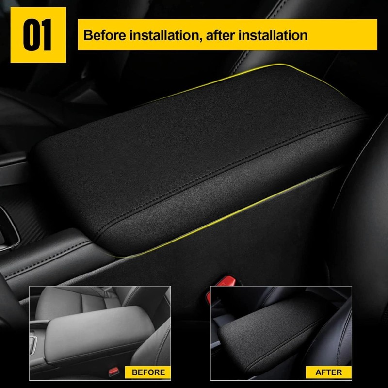 JXAUTOPART For 2020-2025 Mazda 3 Central Storage Box Armrest Cover