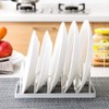 [2 Pack] Dish Plate Storage Drainboard, Tomorotec Pot Lid Holder