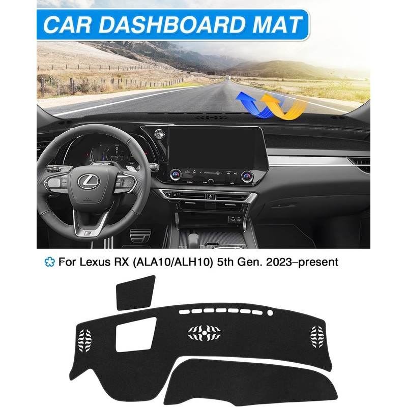 Cartist RX350 Dash Cover fits for RX350 RX350h RX500h 2023