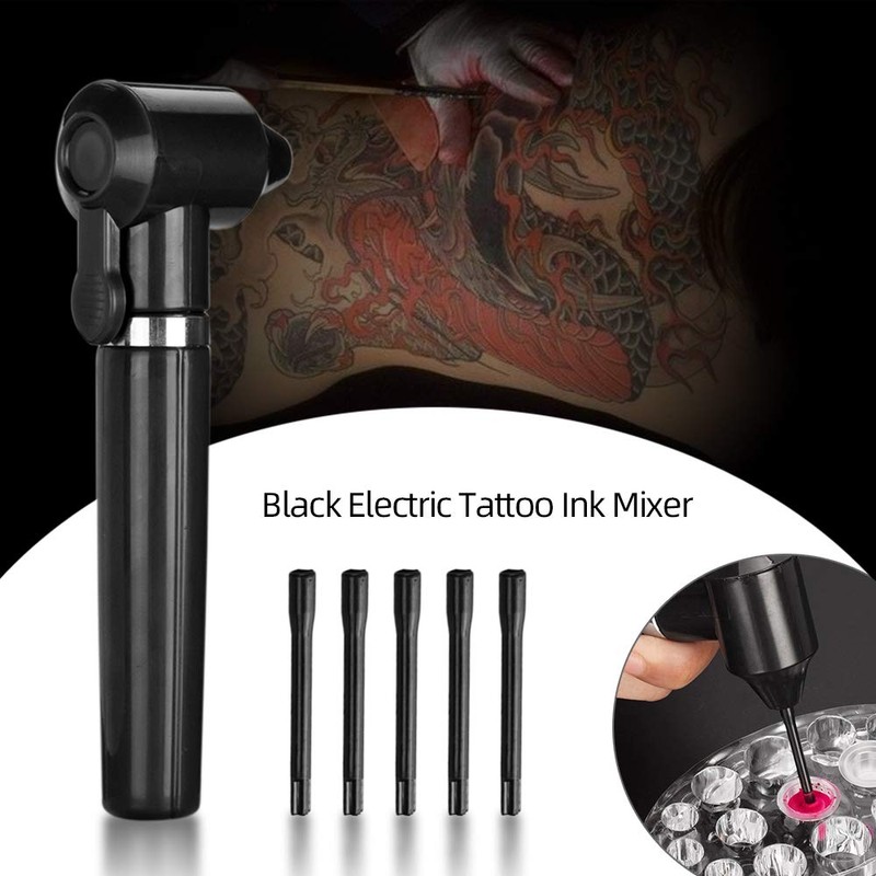 Tattoo Ink Mixer Machine Kit,ATOMUS Black Electric Tattoo Pigment Agitator