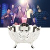 Serving Bowl European Style Retro Elegant Alloy Fruit Bowl for