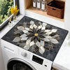 AOHMPT Washer Dryer Dust Cover Mat for Top：Non-slip Dryer Top