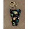 Keychain Leather Luxury Teddy Bear