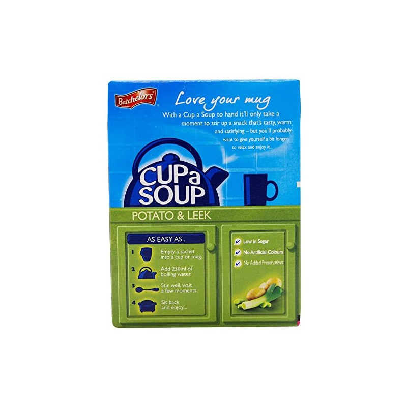 Batchelors Cup A Soup Creamy Potato And Leek 4S 107.4G