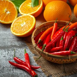 FRAGRANCEBUDDY Sweet Orange and Chili Pepper Fragrance Oil for candle making Free Shipping - 1 ounce