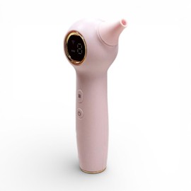 Visual Blackhead Removal Device, Electric Pore Vacuum Suction Tool with LED Display, Pink