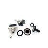 JZK 2pcs 25A 12V Toggle Switch 2 pin ON Off,
