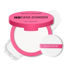 KYDA Pressed Setting Powder, Translucent Matte Powder Setting Makeup with Concealer and Foundation, Lasting Oil Control, Buildable Matte Finish, Breathable, Lightweight - 04