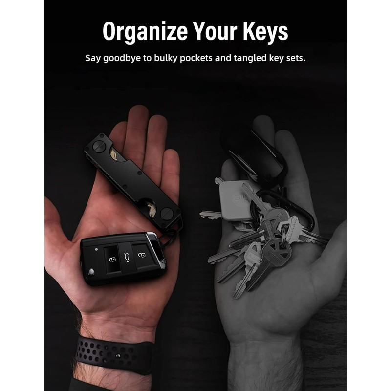 KEYMARX Key Organizer Key Holder Compact Key Case Minimalist Metal