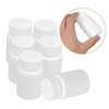 Outanaya 20pcs Empty Plastic Bottles Screw Cap Pill Vitamin Storage