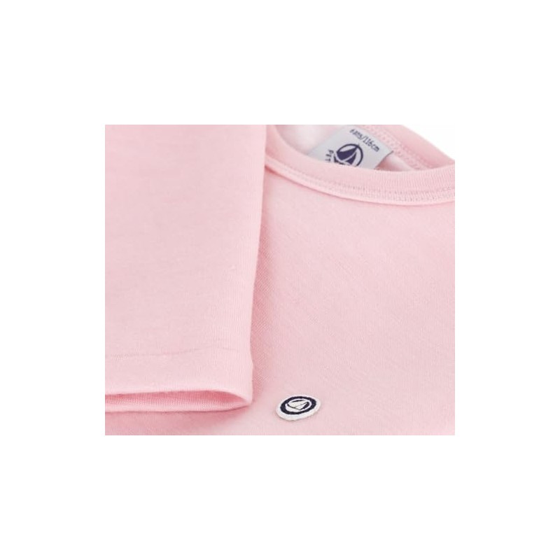 Petit Bateau Maglietta da Bambino in Lana e Cotone, a