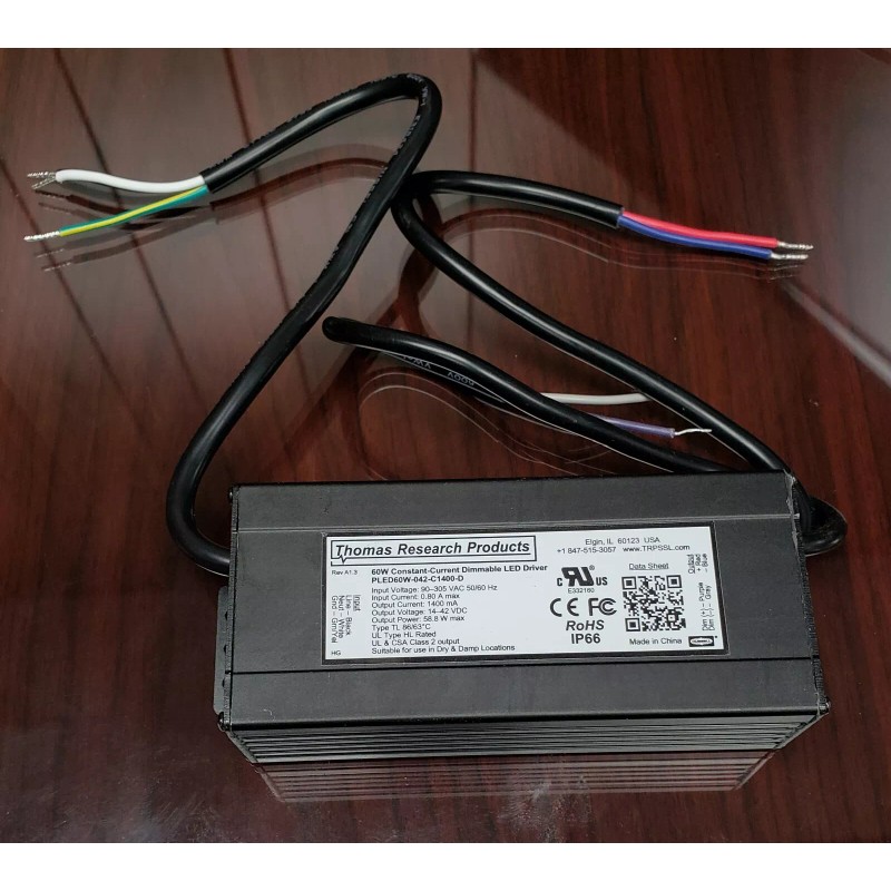Thomas Research PLED60W-042-C1400-D 60W LED Driver Power Supply