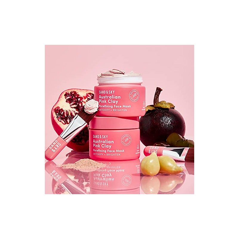 Sand & Sky Brilliant Skin Purifying Pink Clay Mask