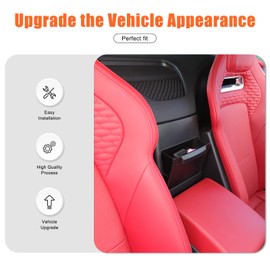 Daeiclru Center Console Organizer Compatible with Jaguar F-Type 2013-2025, Central Control Armrest Box Rear Storage Box Interior Storage Expansion Accessories