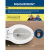 Angol Shiold Soft Close Wood Toilet Seat ELONGATED, Quiet and