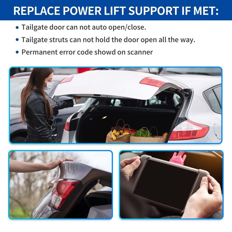 X AUTOHAUX Rear Left Right Tailgate Power Lift Support for