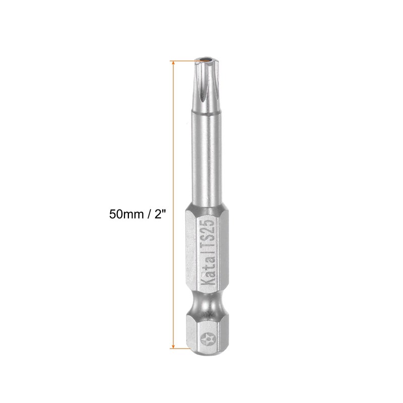 sourcing map 5pcs TS25 Magnetic Security Star 5 Point Screwdriver