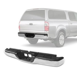 DICMIC Rear Step Bumper Assembly Compatible with 2000-2006 Toyota Tundra Replace# TO1103107, Chrome
