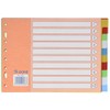 Dohe Basic –  File dividers, 10 Positions, 5 Colours.