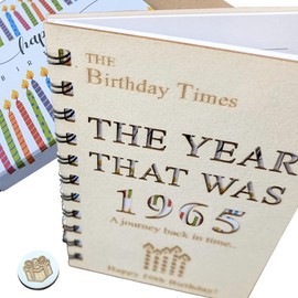 The Year that Was 1965 - Special 60th Birthday Card Book with Details about the Year of Birth (1965)