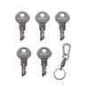 5 Pcs Compatible Toolbox Keys Code Cut CH501 Truck Tool
