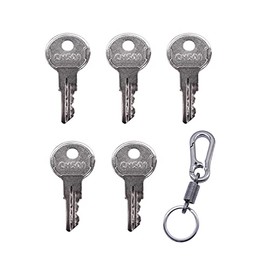 5 Pcs Compatible Toolbox Keys Code Cut CH501 Truck Tool Box Lock Key