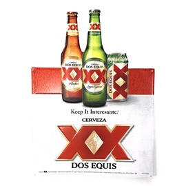 Dos Equis Cerveza - Keep It Interesante - Metal Sign