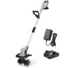 Dapper Supply 20V Cordless Tiller Cultivator, 360RPM Electric Garden Tiller