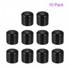 sourcing map 10 Pack 28mm ID Black Screw Thread Protectors