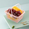 Alipis 3pcs Small Fruit Basket Strawberry Cherry Basket Plastic Handle