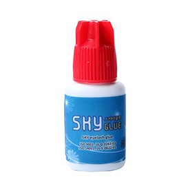 Sky Glue S+ - Eyelash Extension Glue| Super Strong Lash Extension Glue| 1-2 Sec Drying time | Retention - 7 weeks Last Long | Professional Use Only Black eyelash glue| Semi-Permanent Extensions 5ml