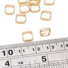 18K Real Gold Plated Non-Tarnish Double Hole Linking Rings 9.5x9.5mm