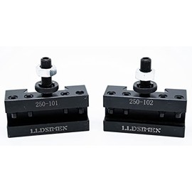 6-12" AXA Quick Change CNC Tool Post Turning Facing Holder 1# 250-101 and Boring Turning Holder 250-102#2 Set