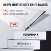 WORKPRO Premium Utility Knife Blades, TAC Diamond Coated SK2M, 10-Pack