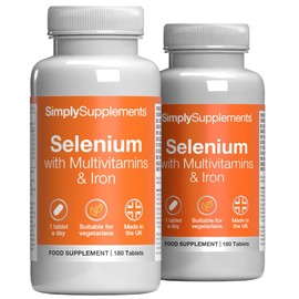 Selenium with Multivitamins & Iron | 360 Tablets | 12 Months' Supply